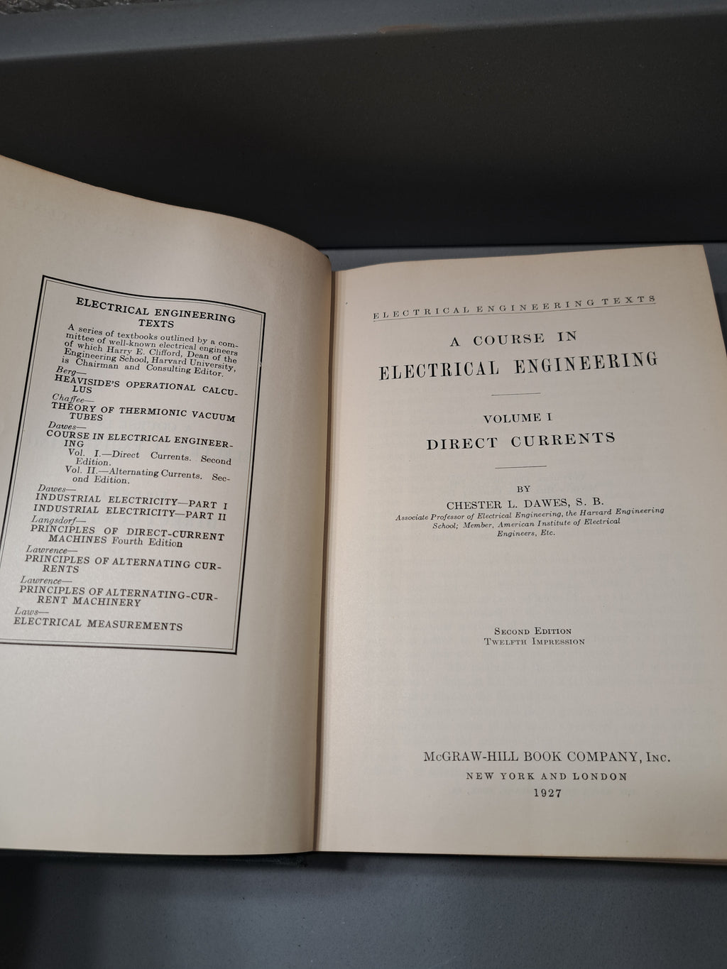 Vintage 1927 Electrical Engineering Texts: A Course in Electrical Engineering - Volume 1 Direct Currents