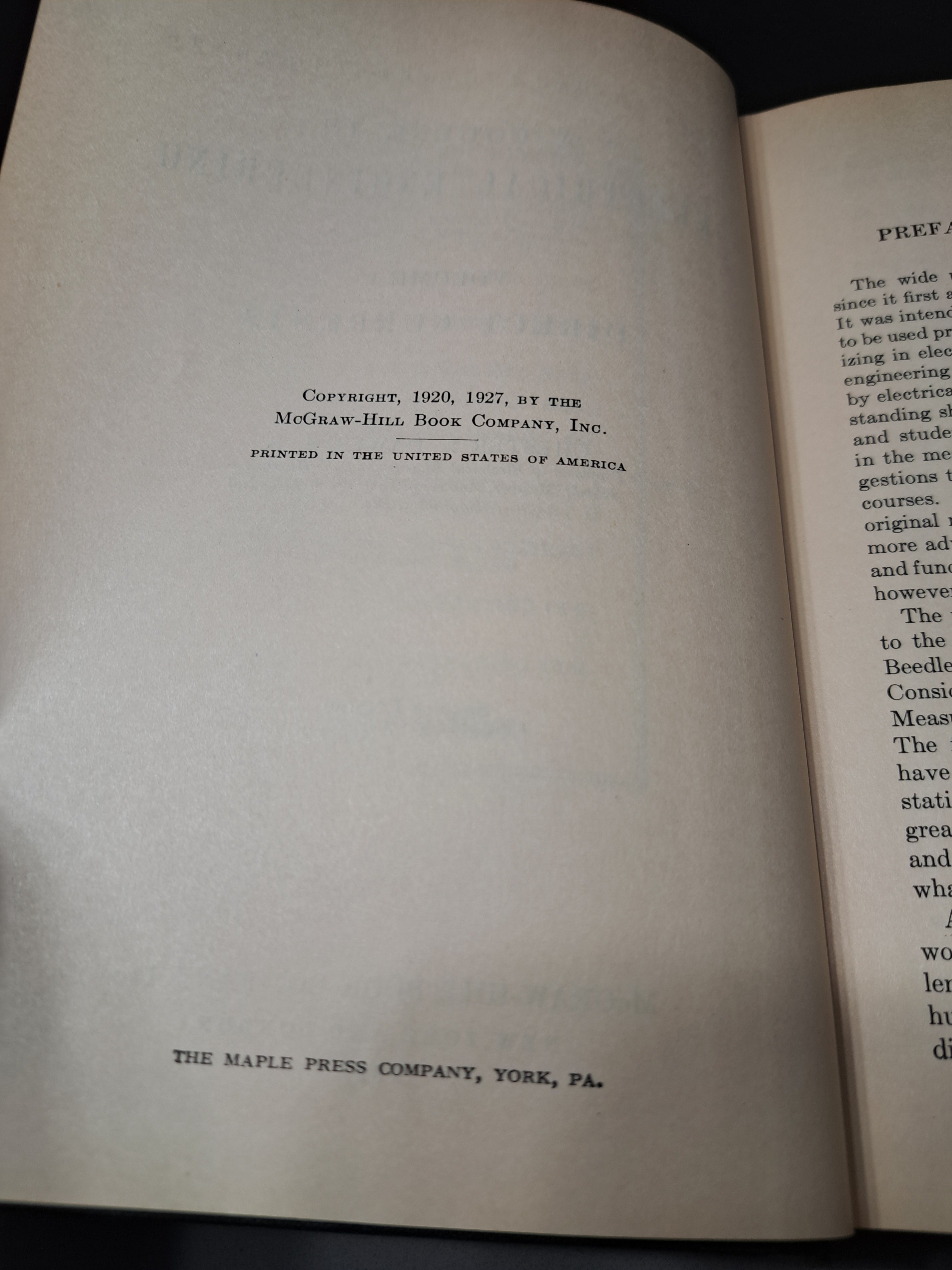 Vintage 1927 Electrical Engineering Texts: A Course in Electrical Engineering - Volume 1 Direct Currents