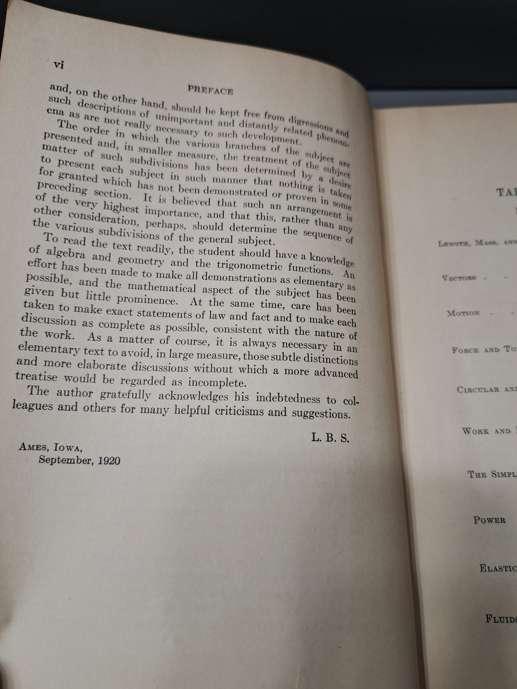 Vintage 1922 A Text-Book of Physics by Louis Bevier Spinney