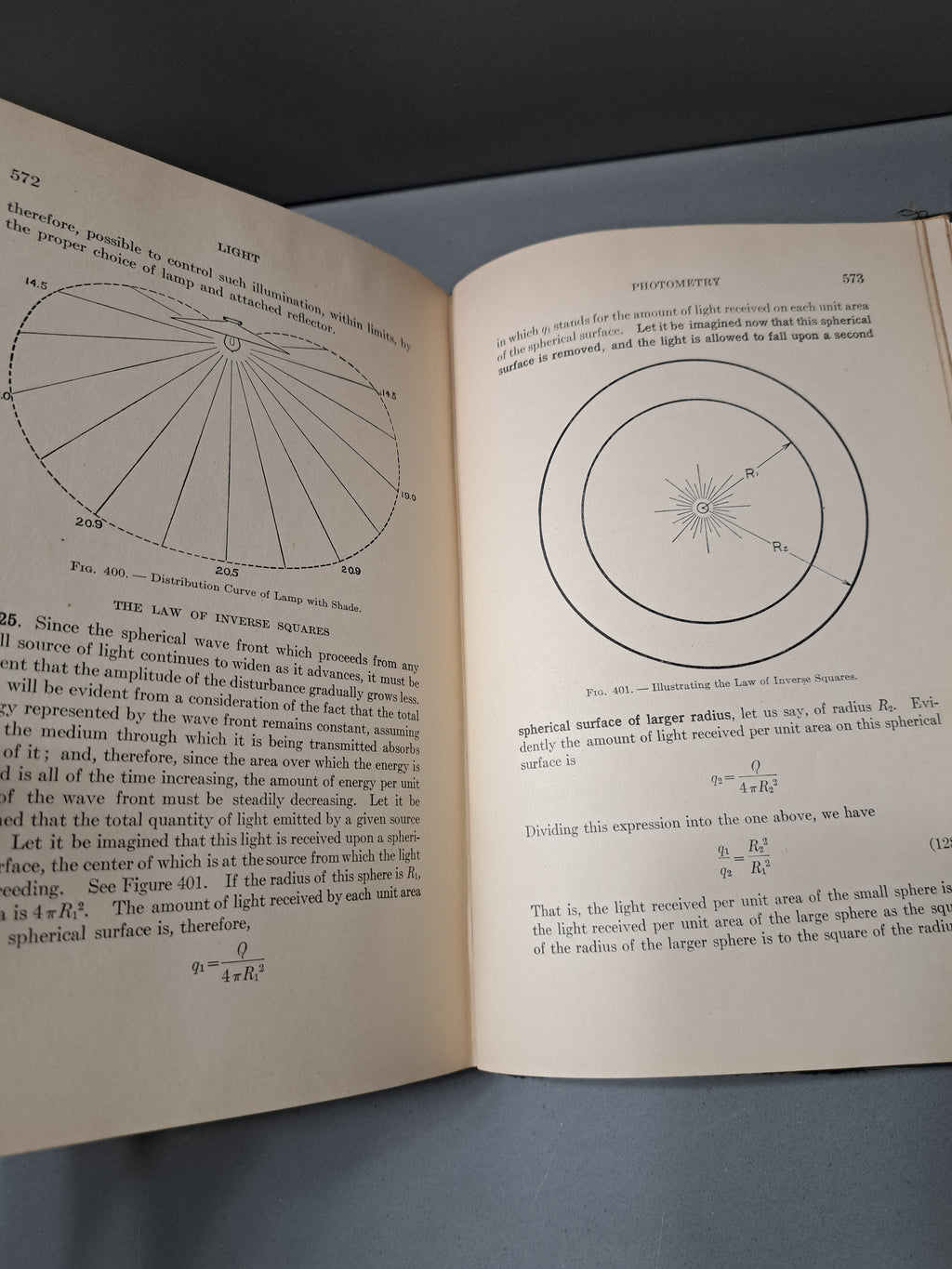 Vintage 1922 A Text-Book of Physics by Louis Bevier Spinney