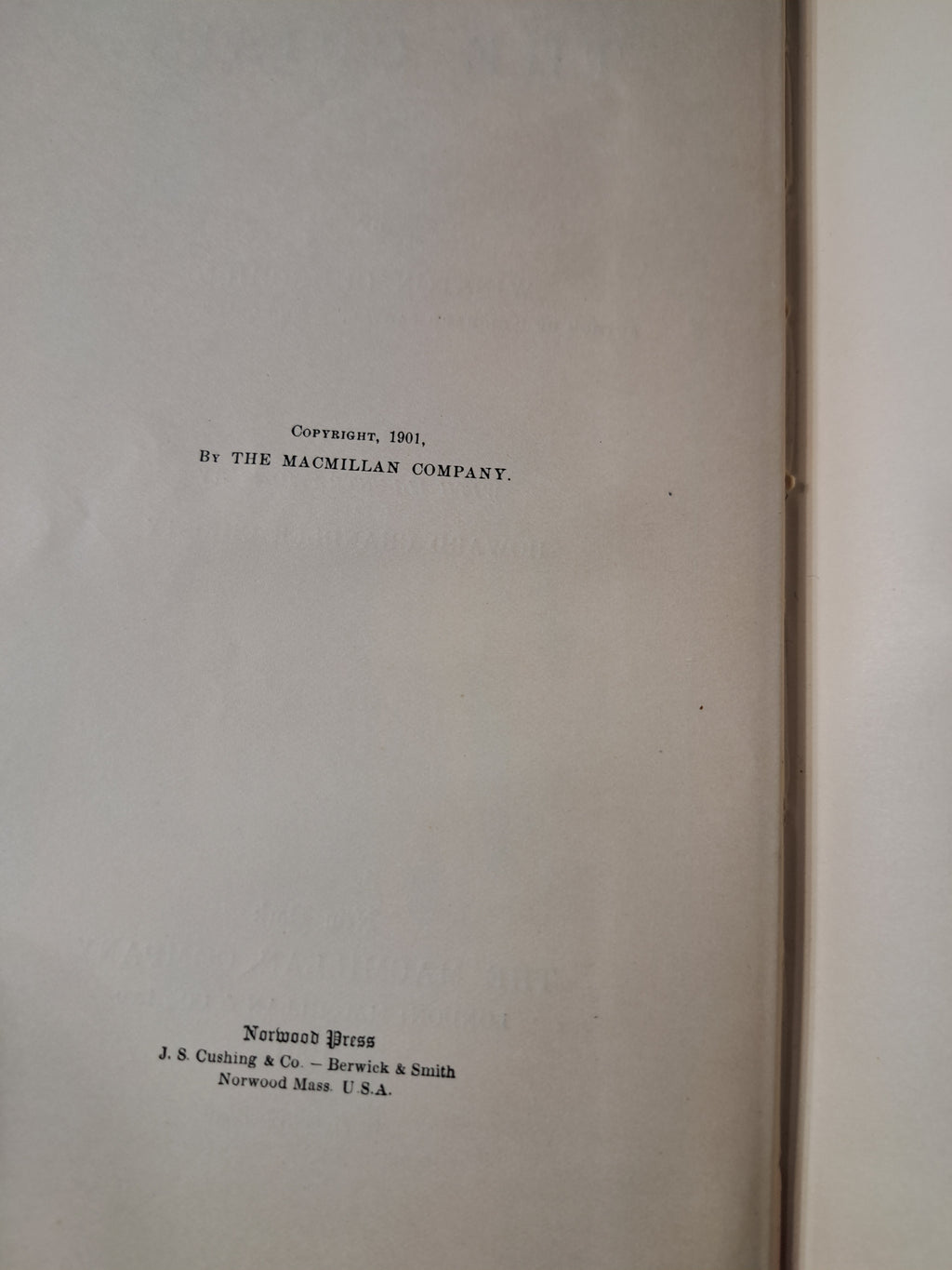 Vintage 1901 The Crisis by Winston Churchill