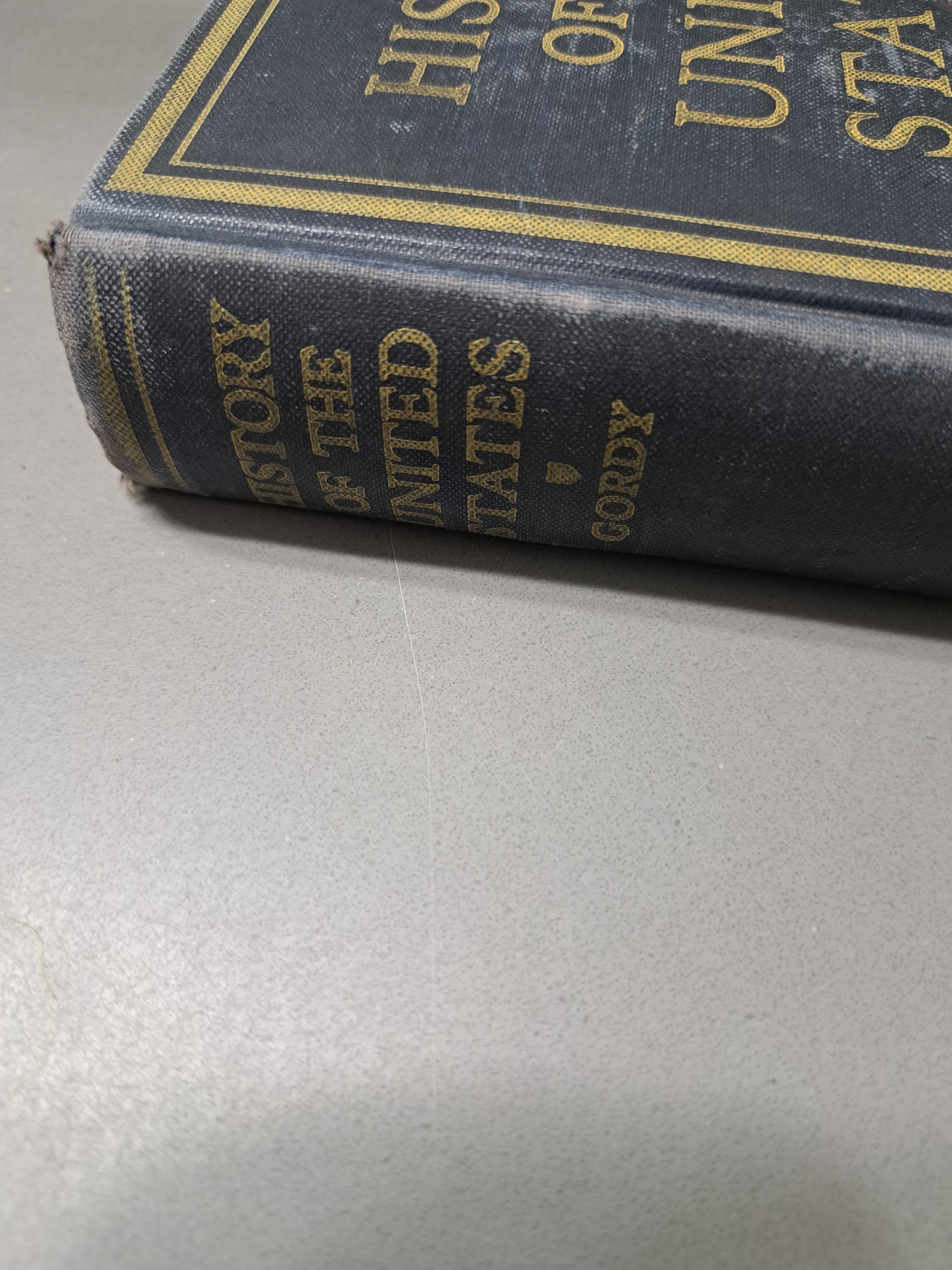 Vintage 1925 History of the United States by Wilbur Fisk Gordy