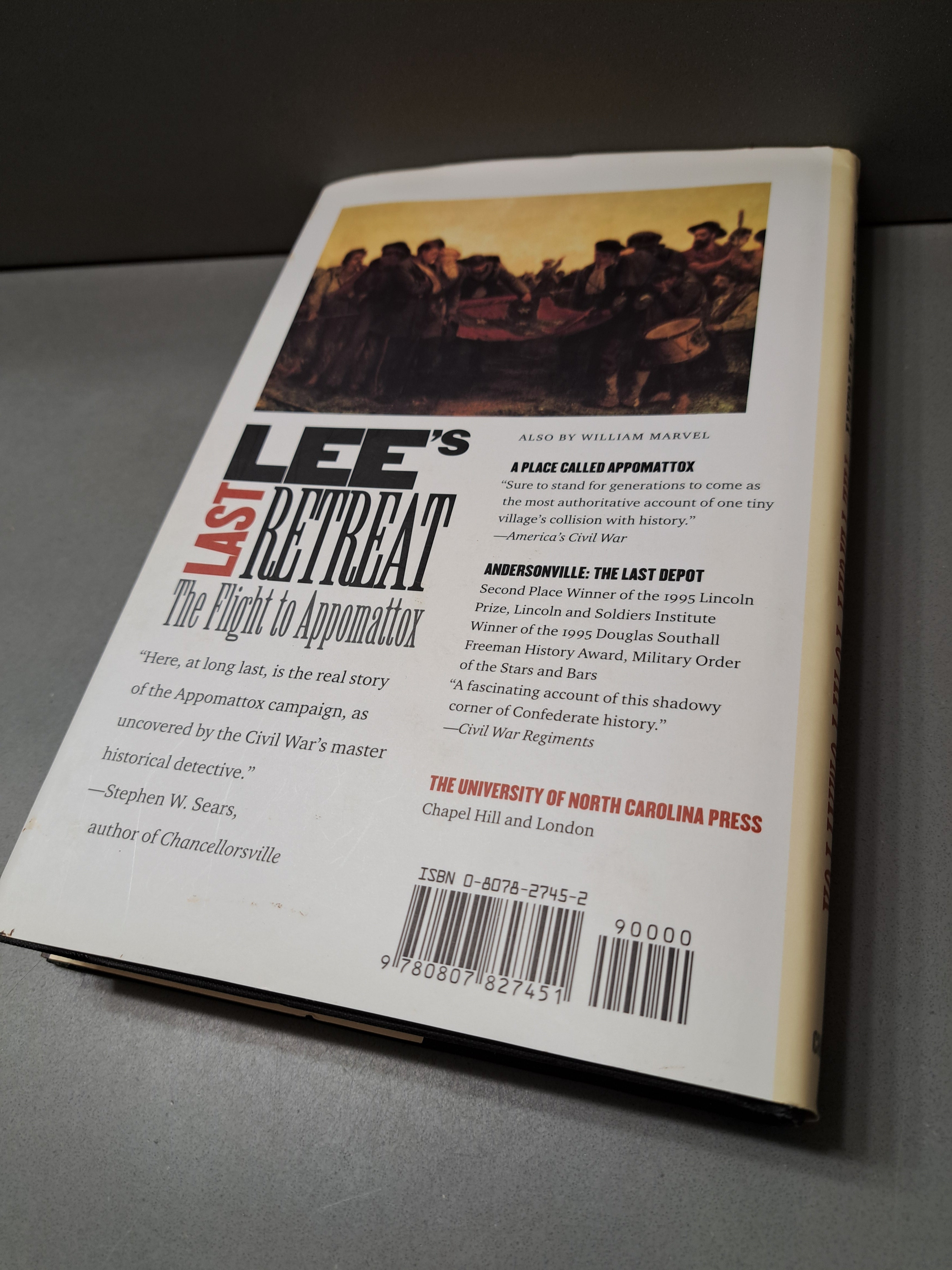 First edition of Lee's Last Retreat: The Flight to Appomattox by William Marvel