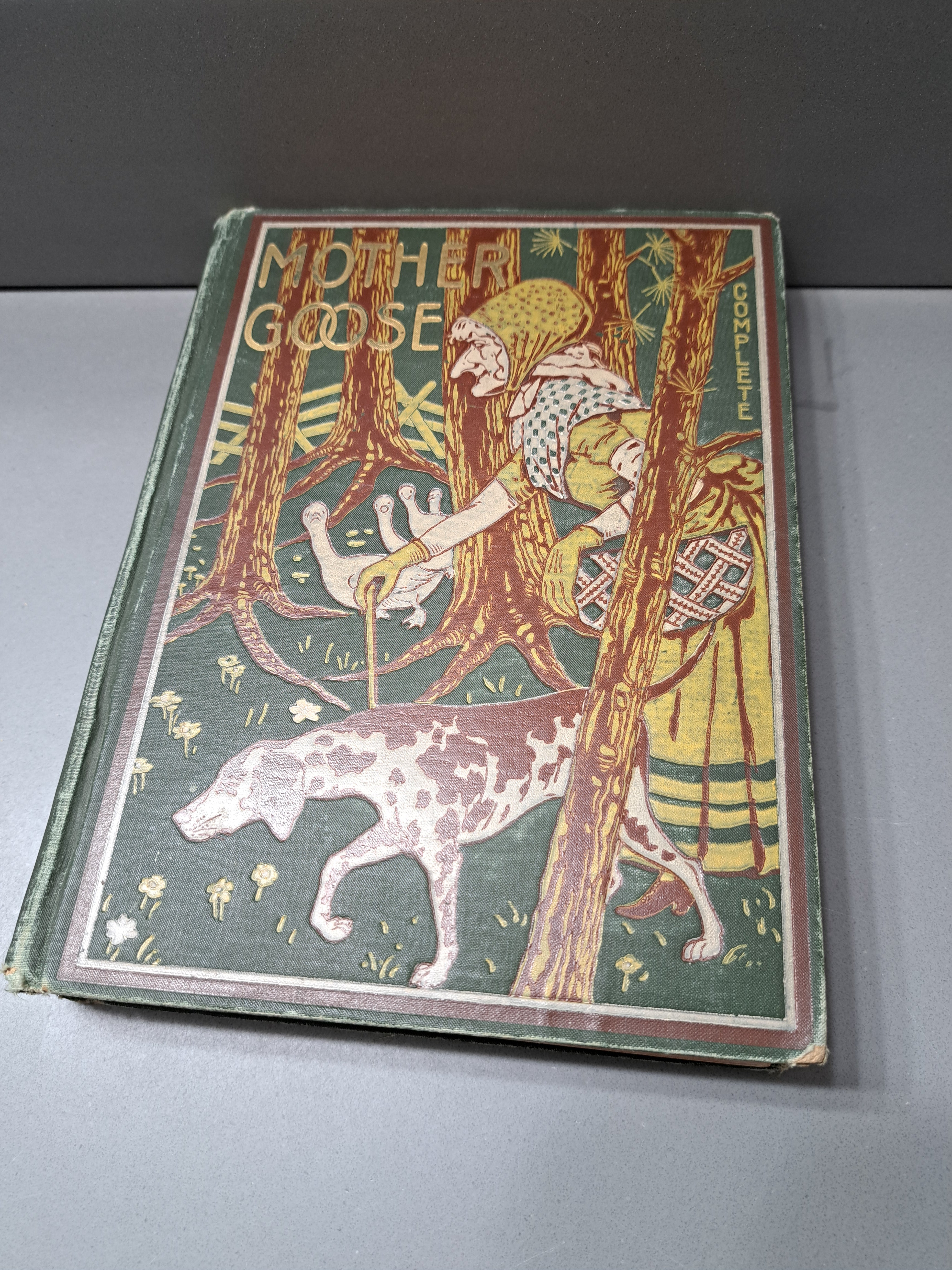Vintage early 1900s Mother Goose Complete Rhymes and Jingles