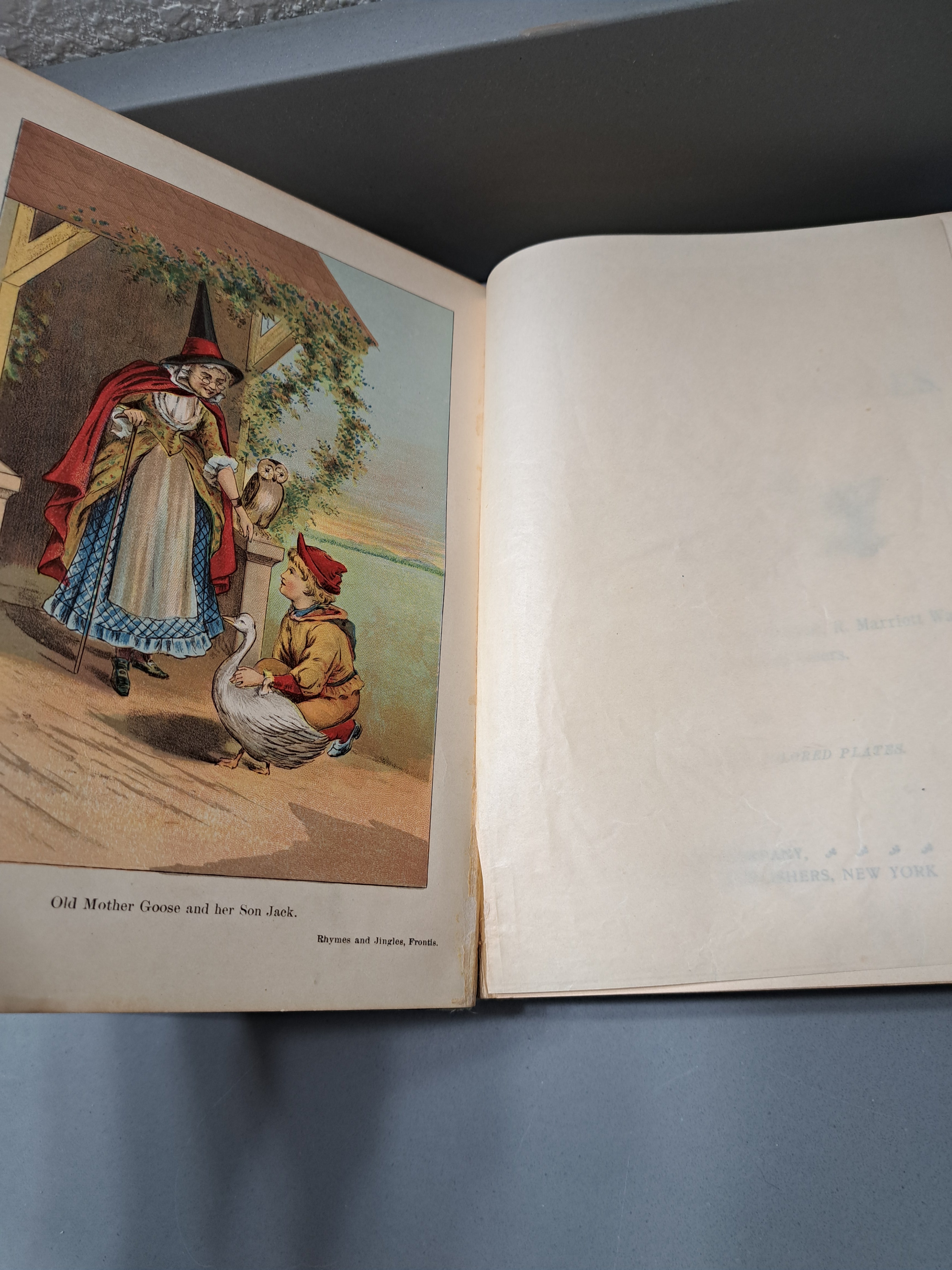 Vintage early 1900s Mother Goose Complete Rhymes and Jingles