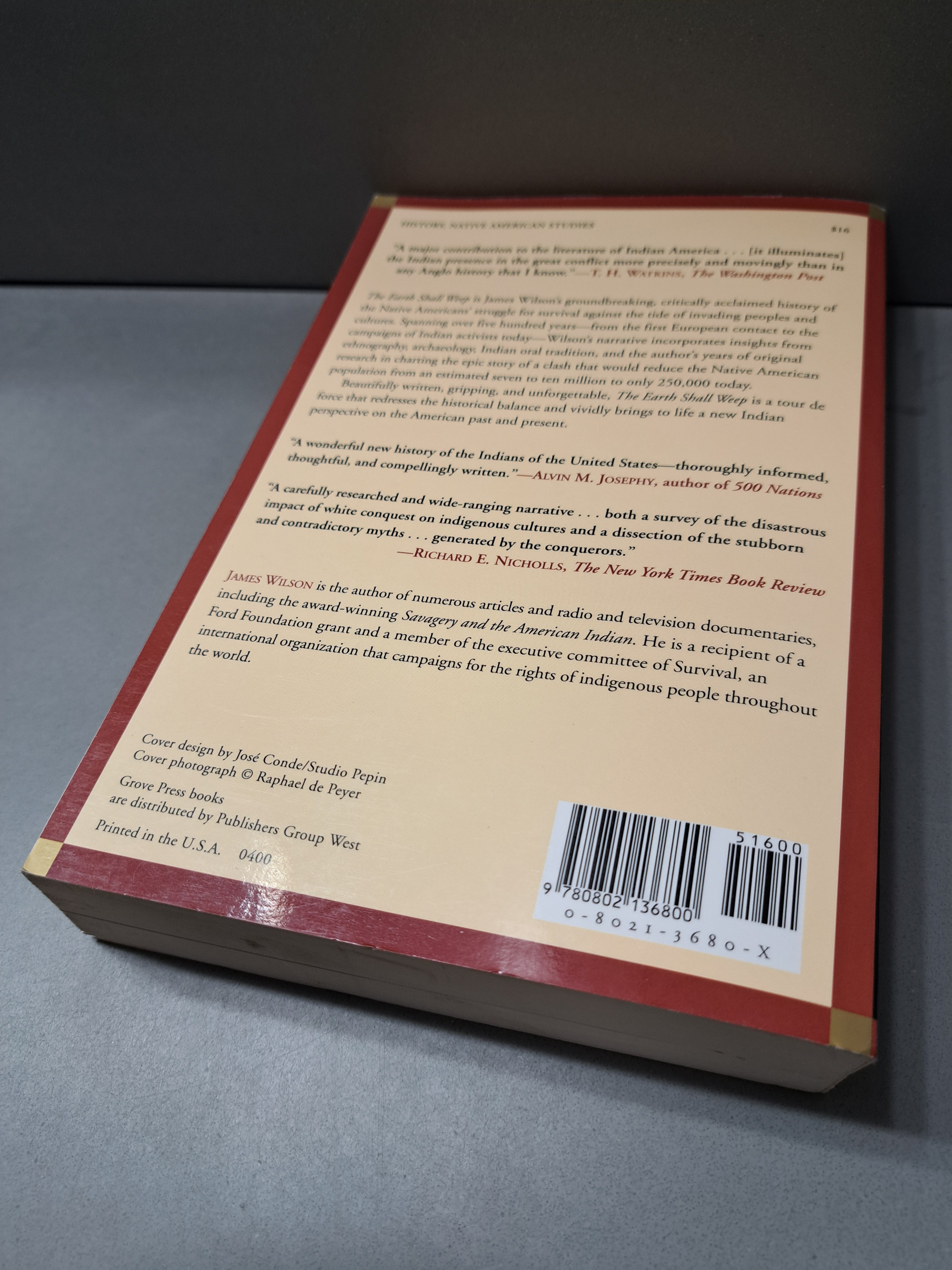 The Earth Shall Weep: A History of Native America by James Wilson