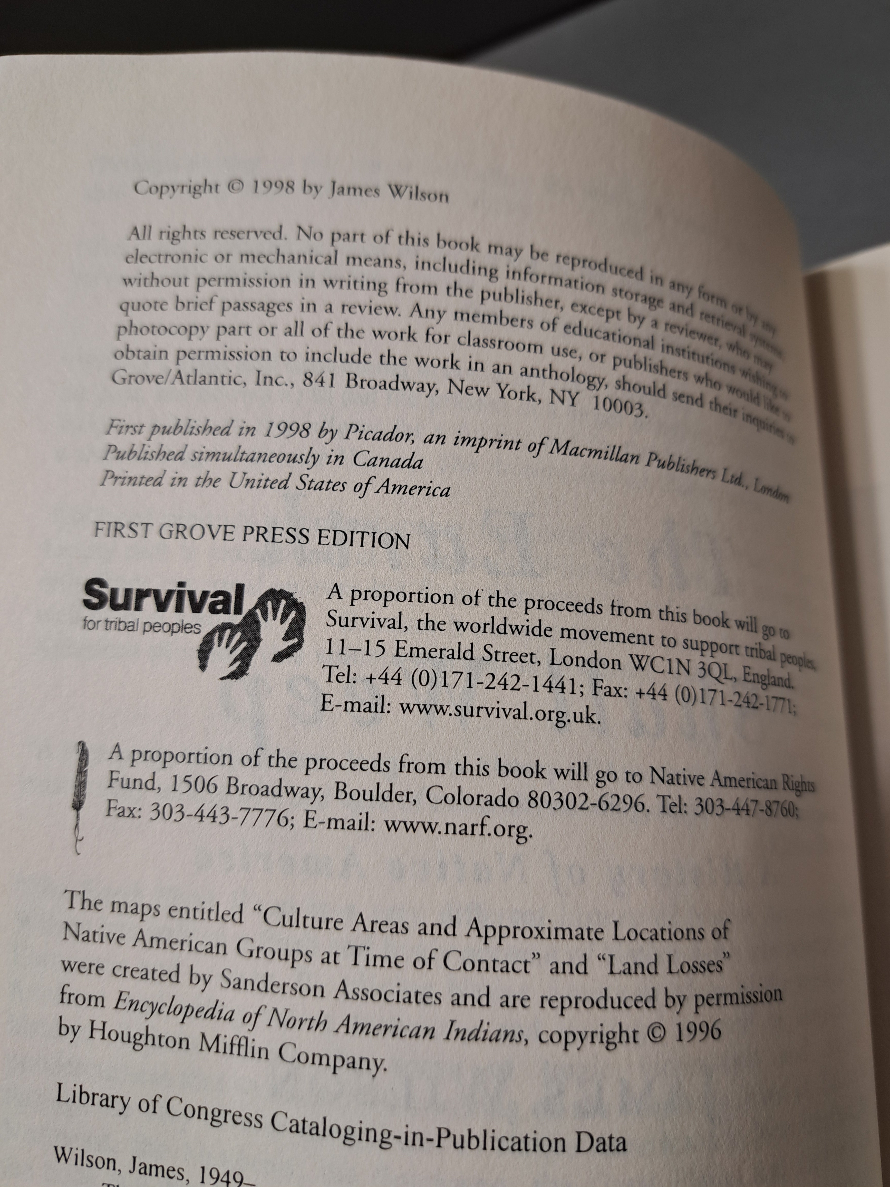 The Earth Shall Weep: A History of Native America by James Wilson