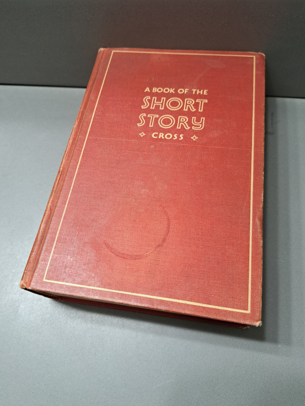 Vintage 1934 first edition A Book of the Short Story by E A Cross PhD