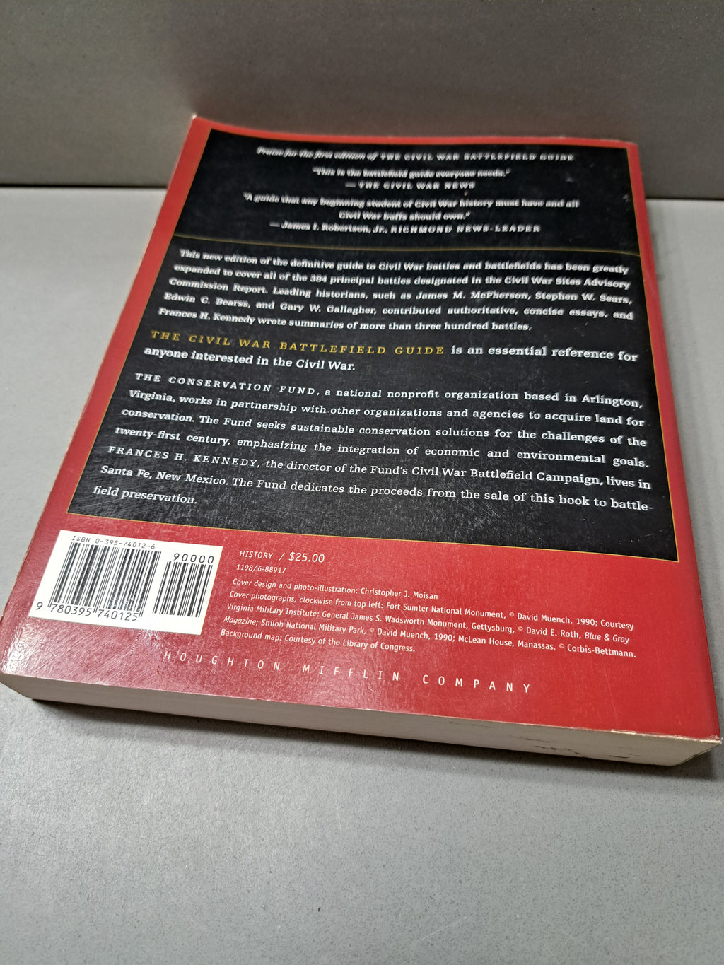 Second edition of The Civil War Battlefield Guide by Frances H Kennedy