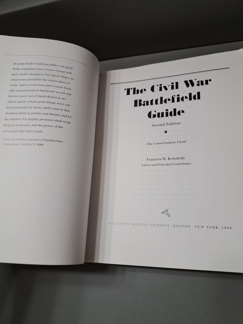 Second edition of The Civil War Battlefield Guide by Frances H Kennedy