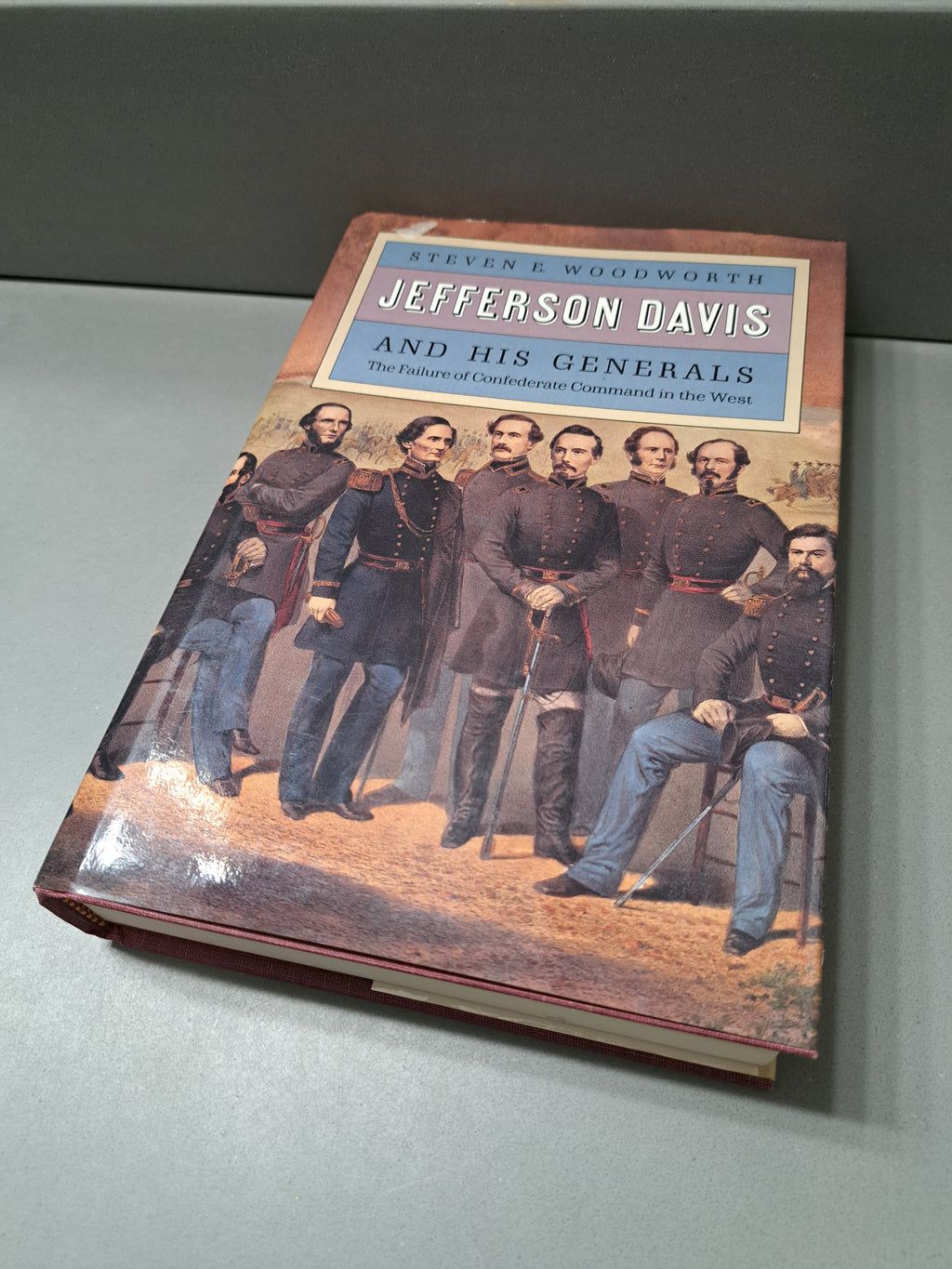 1990 first edition of Jefferson Davis and His Generals by Steven E Woodworth