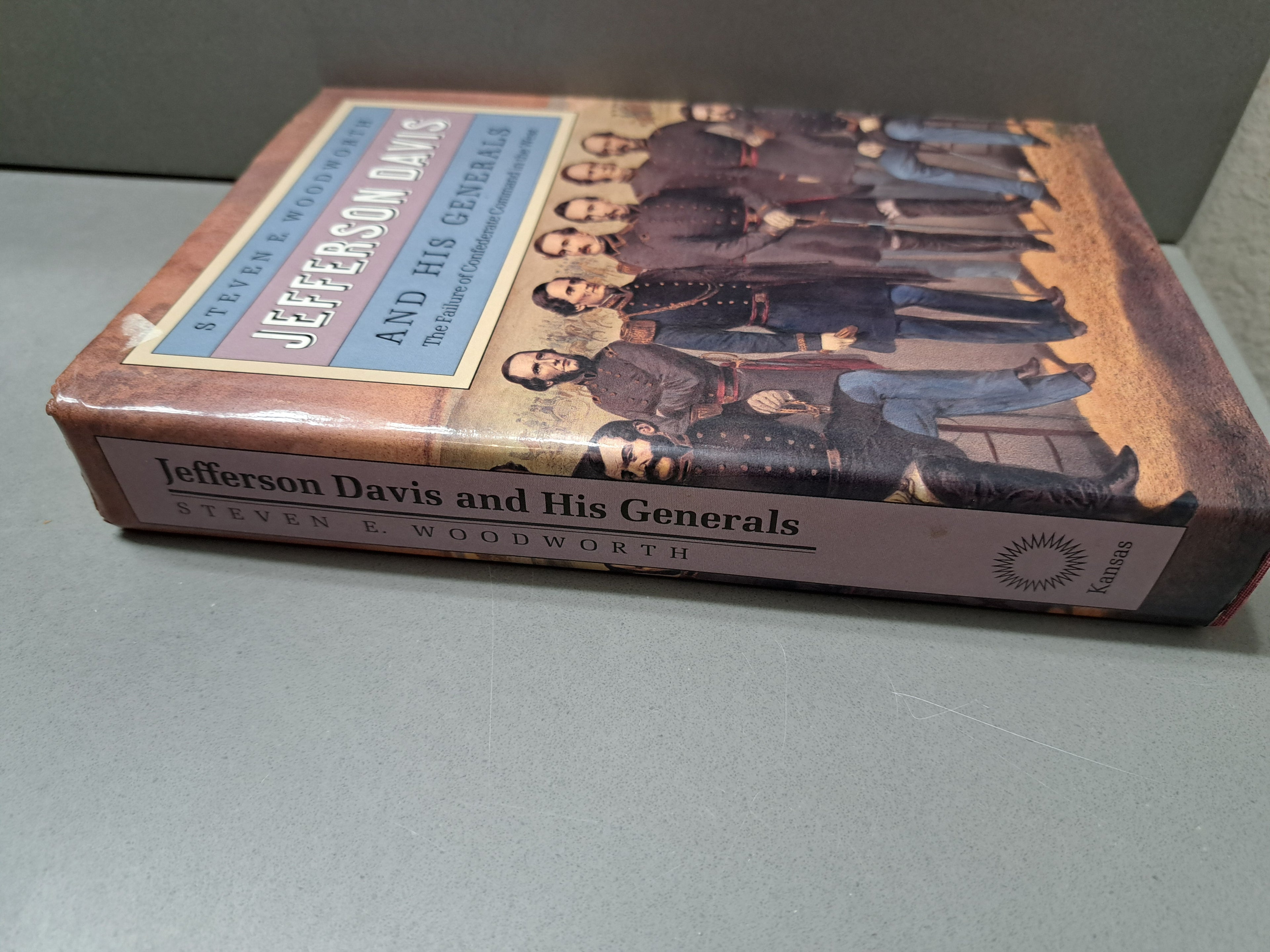 1990 first edition of Jefferson Davis and His Generals by Steven E Woodworth