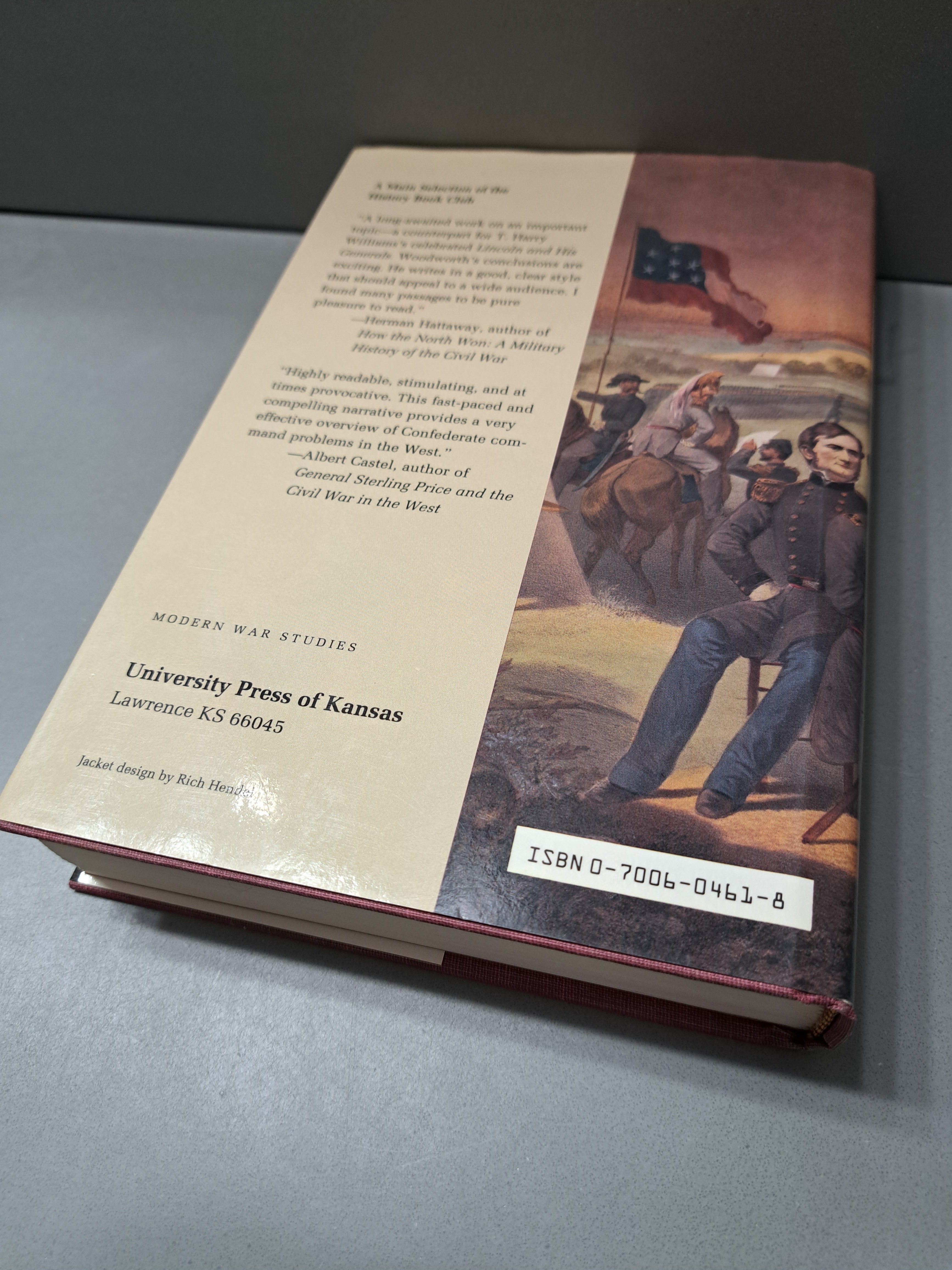 1990 first edition of Jefferson Davis and His Generals by Steven E Woodworth