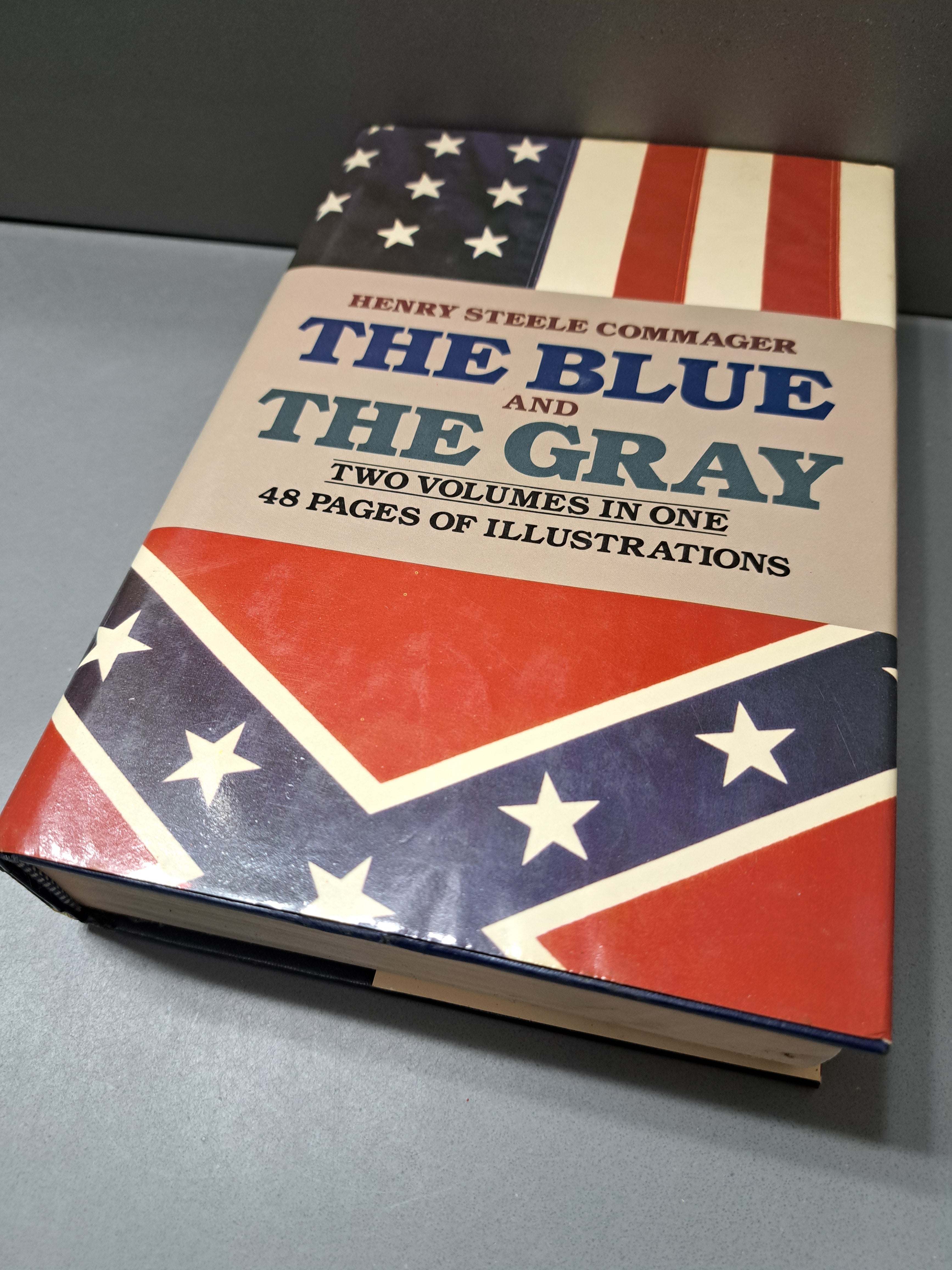 Vintage 1982 Henry Steele Commager The Blue and The Gray Two Volumes in One 49 pages of Illustrations