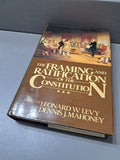 Vintage 1987 first edition of The Framing and Ratification of the Constitution