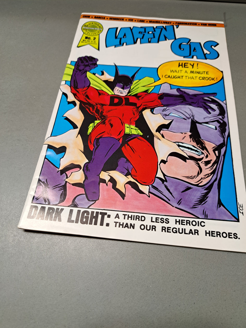 Vintage comic 1986 Laffin' Gas #2
