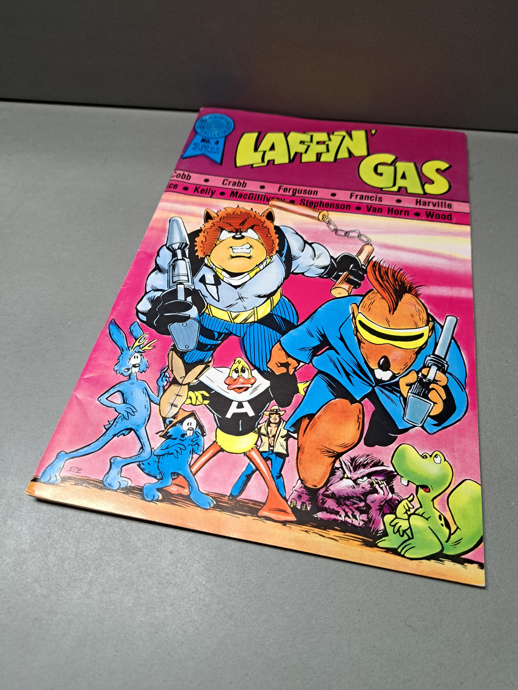 Vintage comic 1986 Laffin' Gas #4