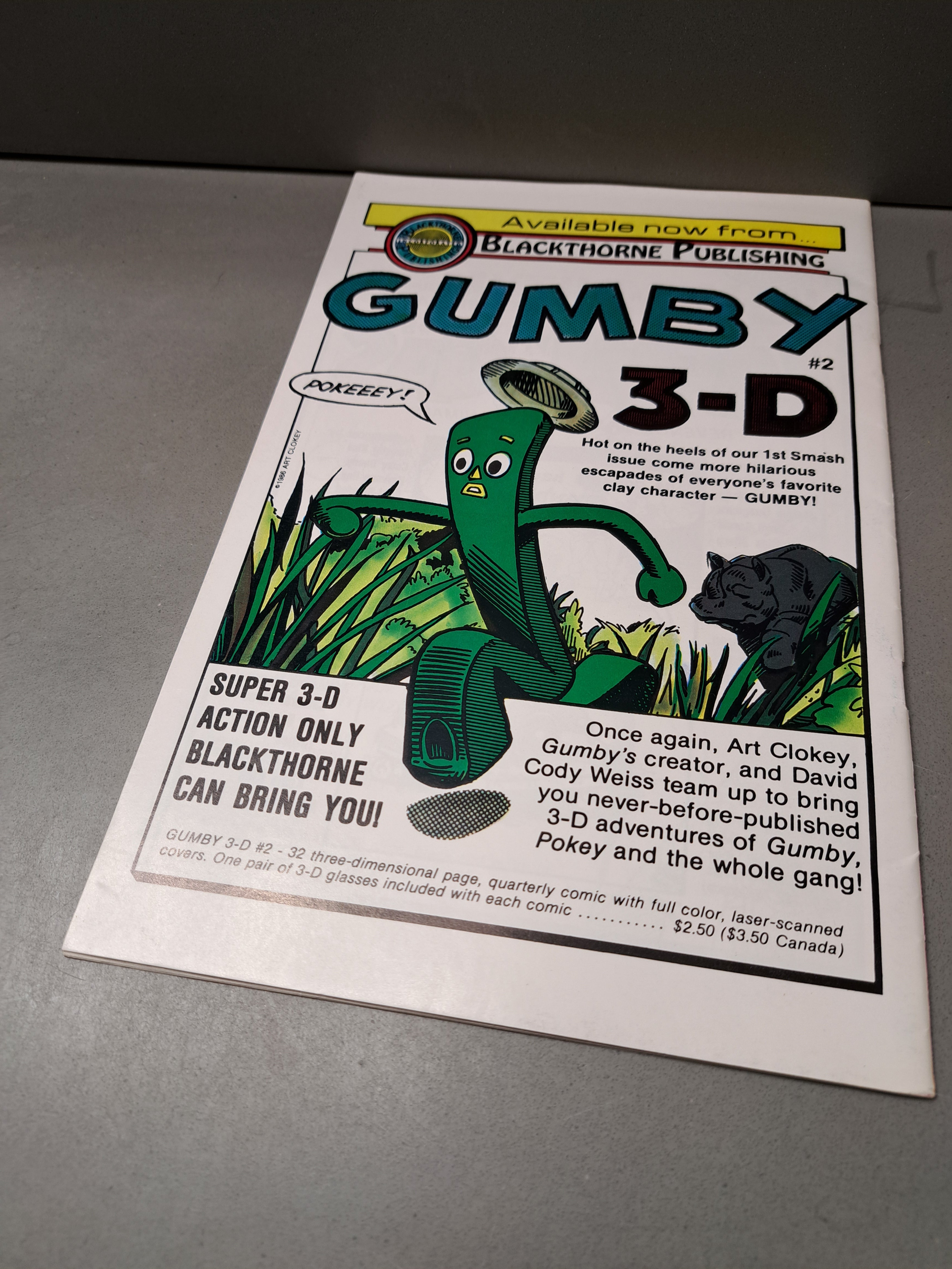 Vintage comic 1986 Laffin' Gas #4