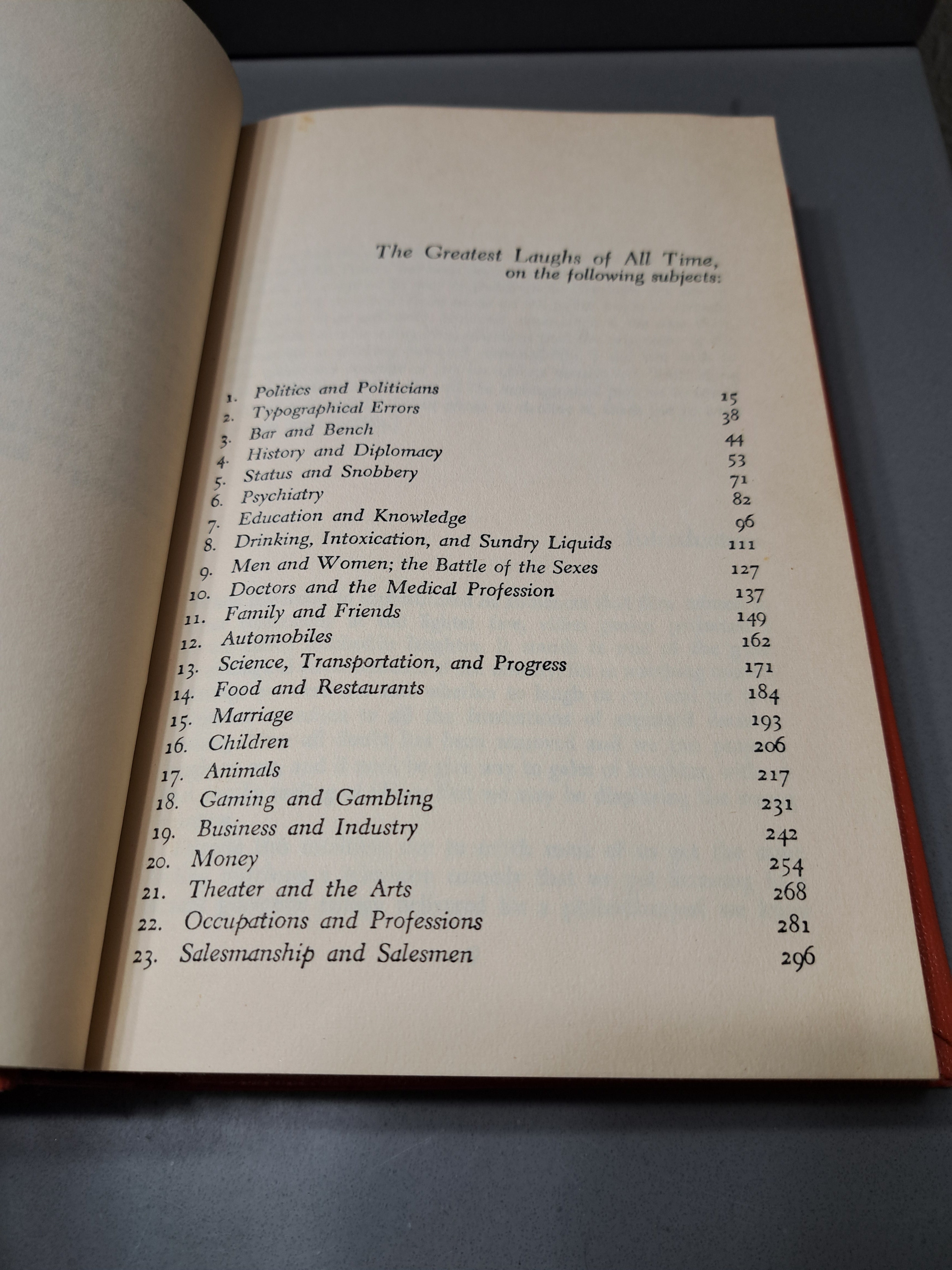 Rare 1961 first edition of The Greatest Laughs of All Time by Gerald F Lieberman