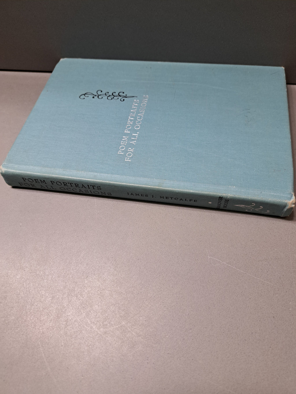 Vintage 1961 Poem Portraits for all Occasions by James J Metcalfe