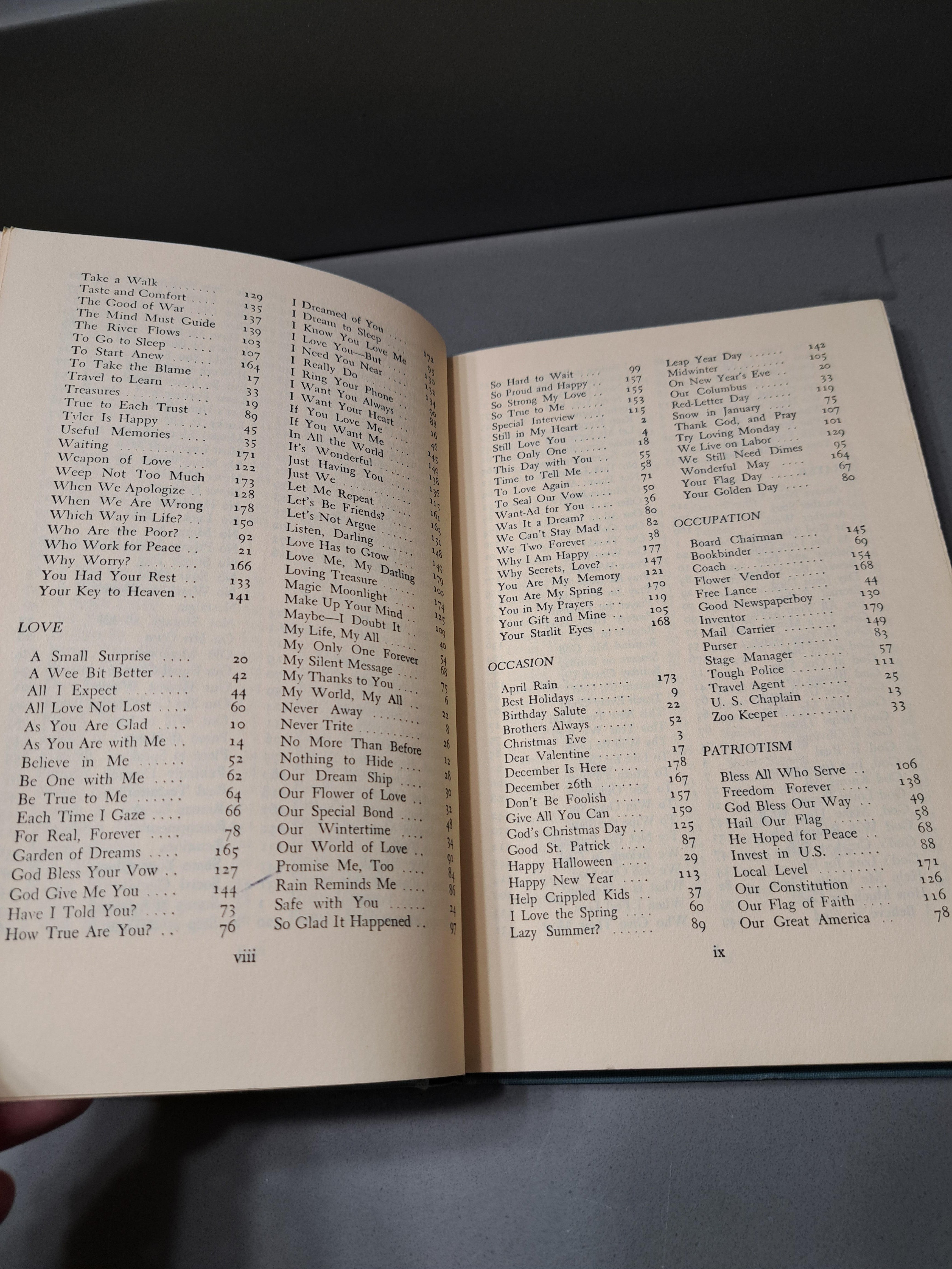 Vintage 1961 Poem Portraits for all Occasions by James J Metcalfe