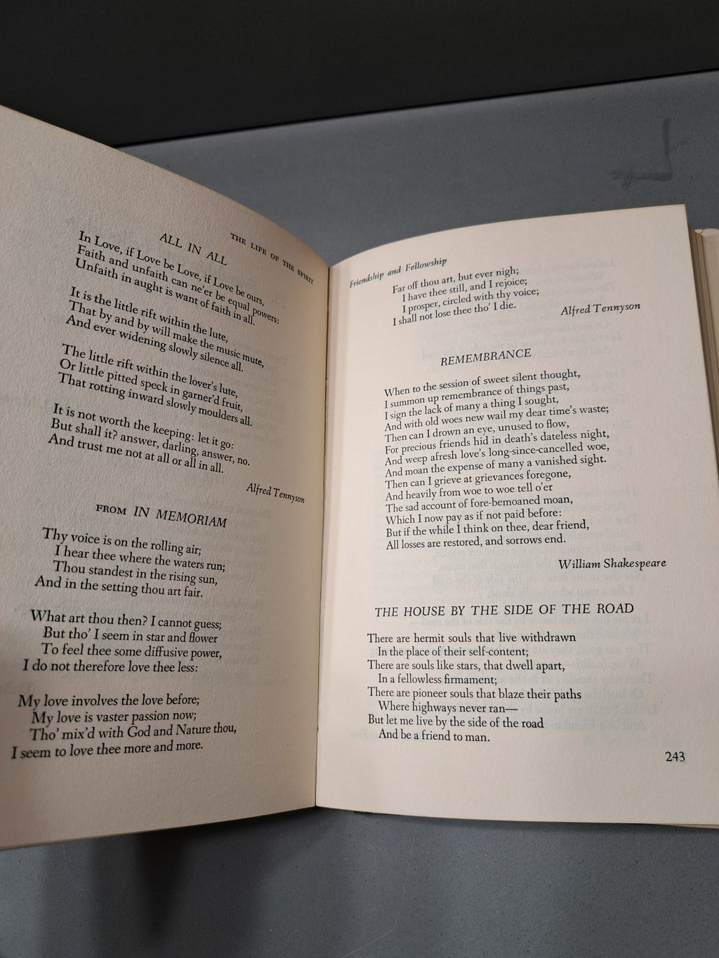 Vintage The Treasury of Religious Verse compiled by Donald T Kauffman