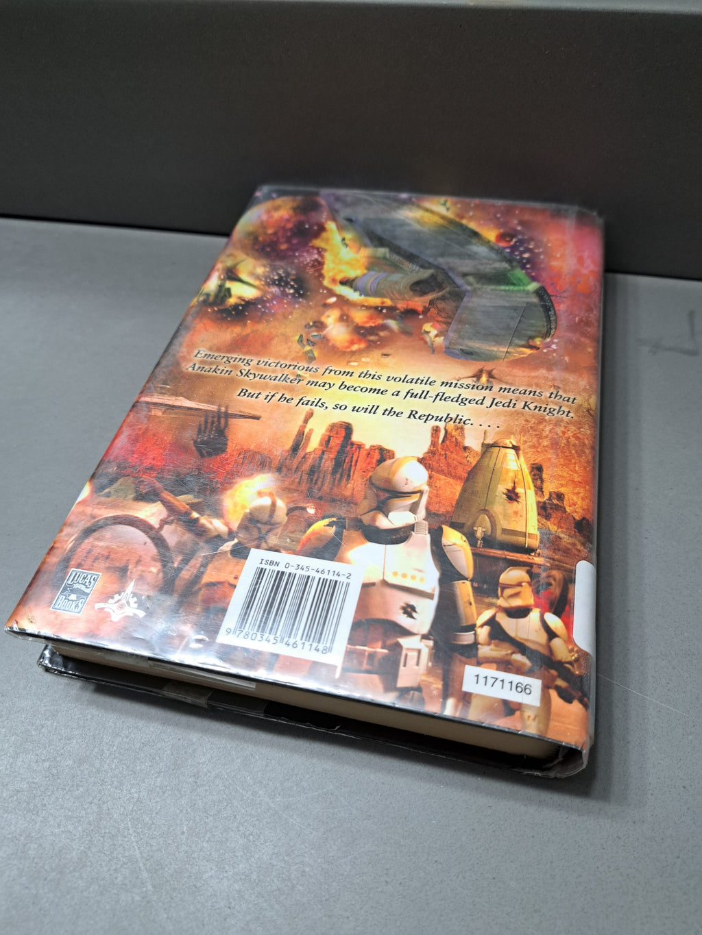 First edition of Star Wars: Jedi Trial A Clone Wars Novel by David Sherman and Dan Cragg