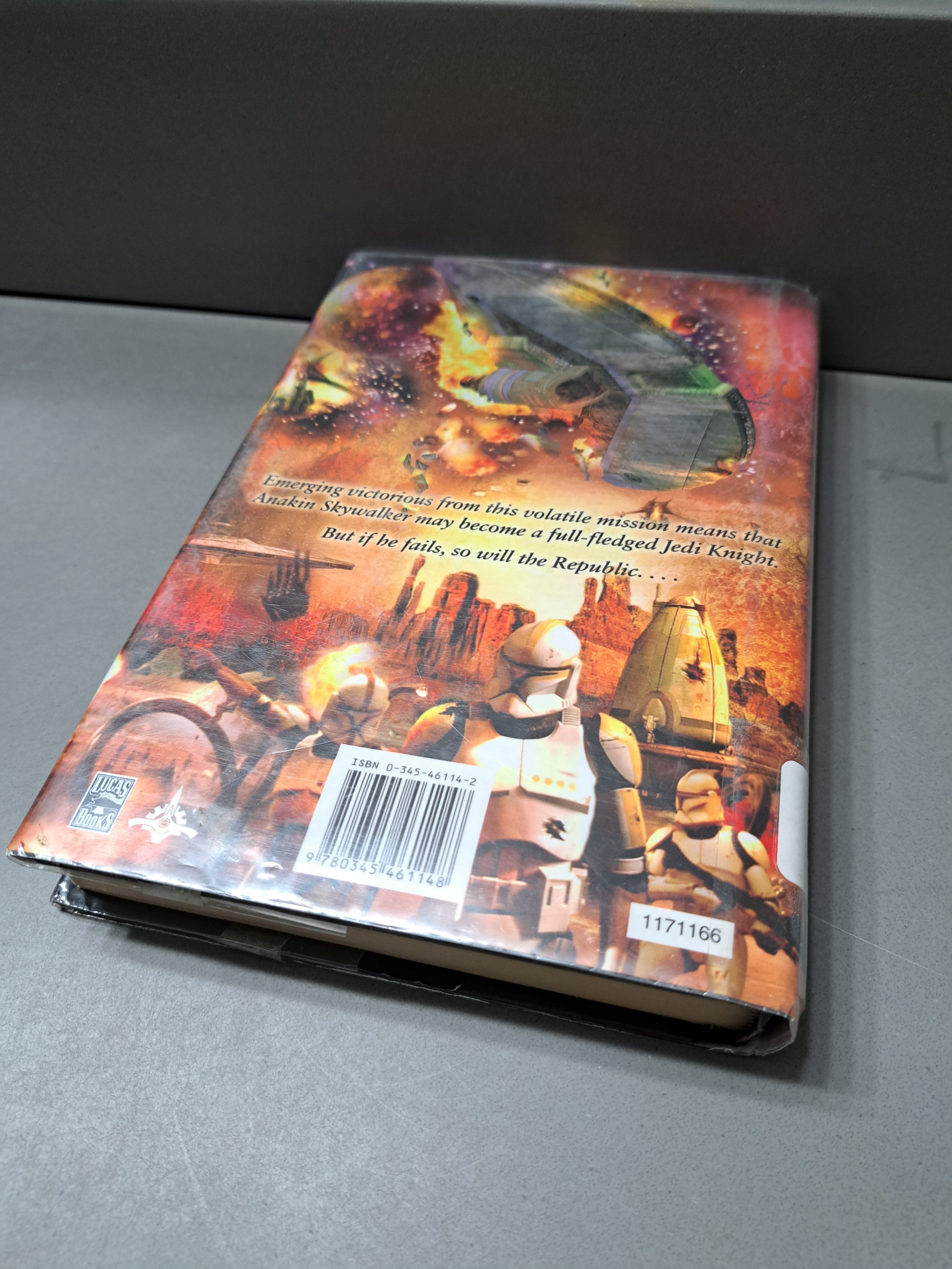 First edition of Star Wars: Jedi Trial A Clone Wars Novel by David Sherman and Dan Cragg