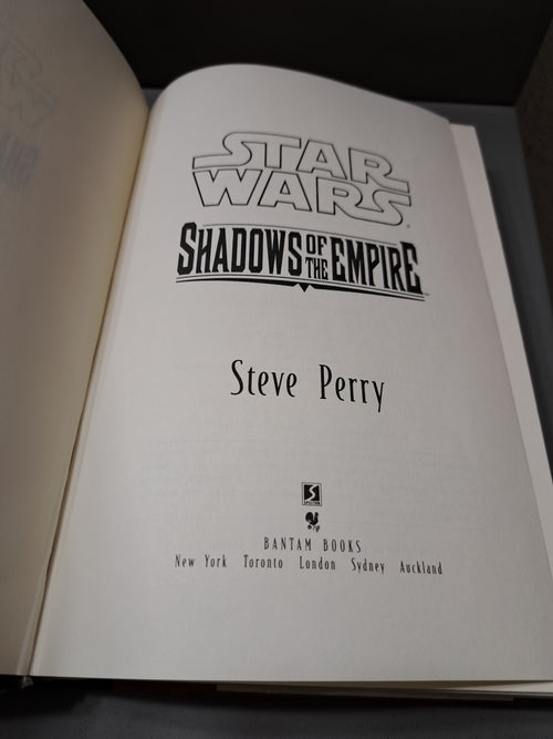 1996 First edition of Star Wars: Shadows of the Empire by Steve Perry