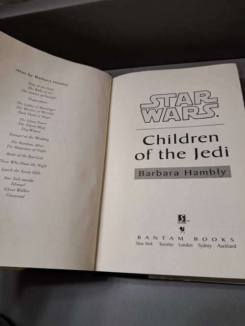 1995 First edition of Star Wars: Children of the Jedi by Barbara Hambly