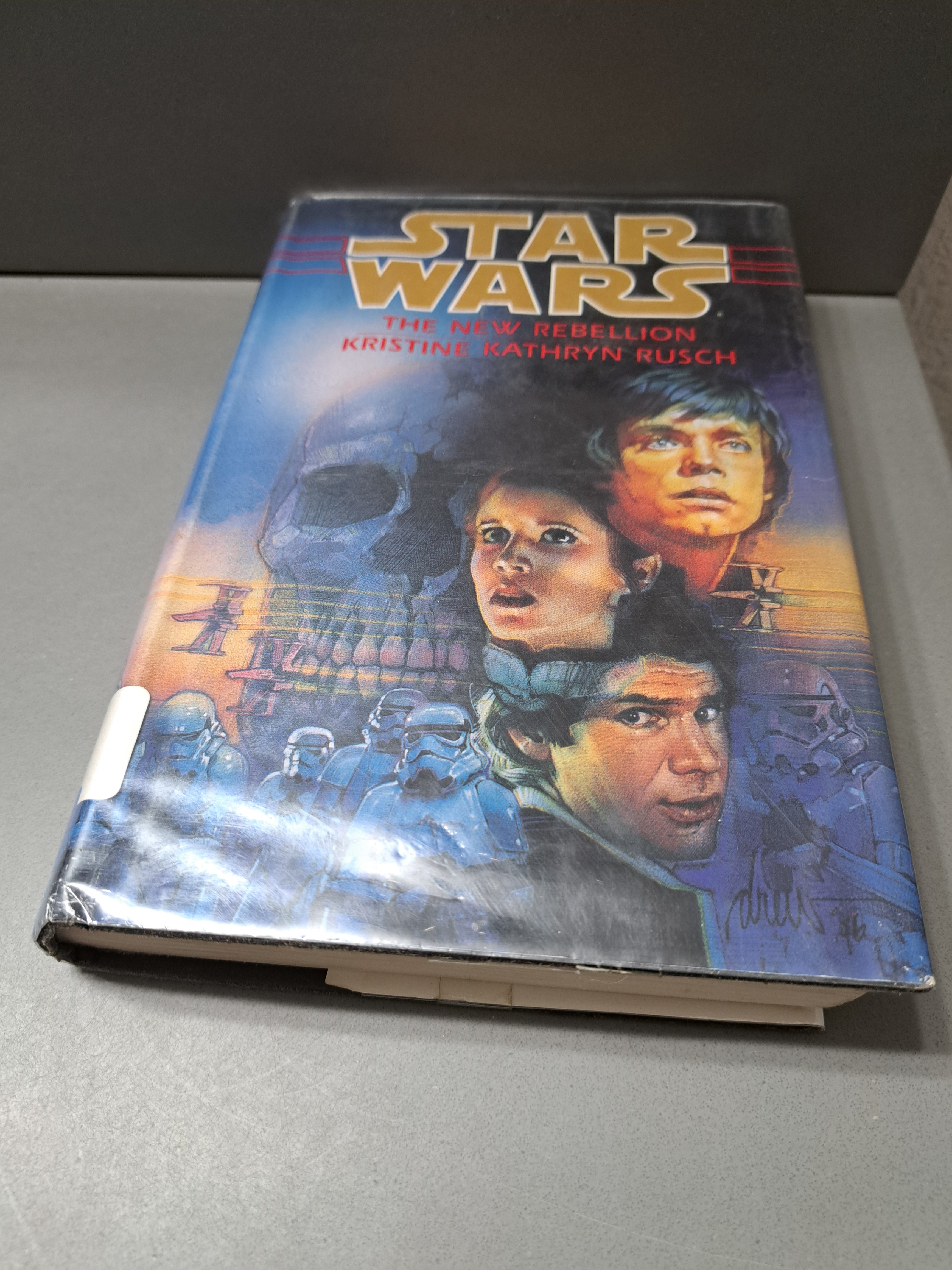 1996 First edition of Star Wars: The New Rebellion by Kristine Kathryn Rusch