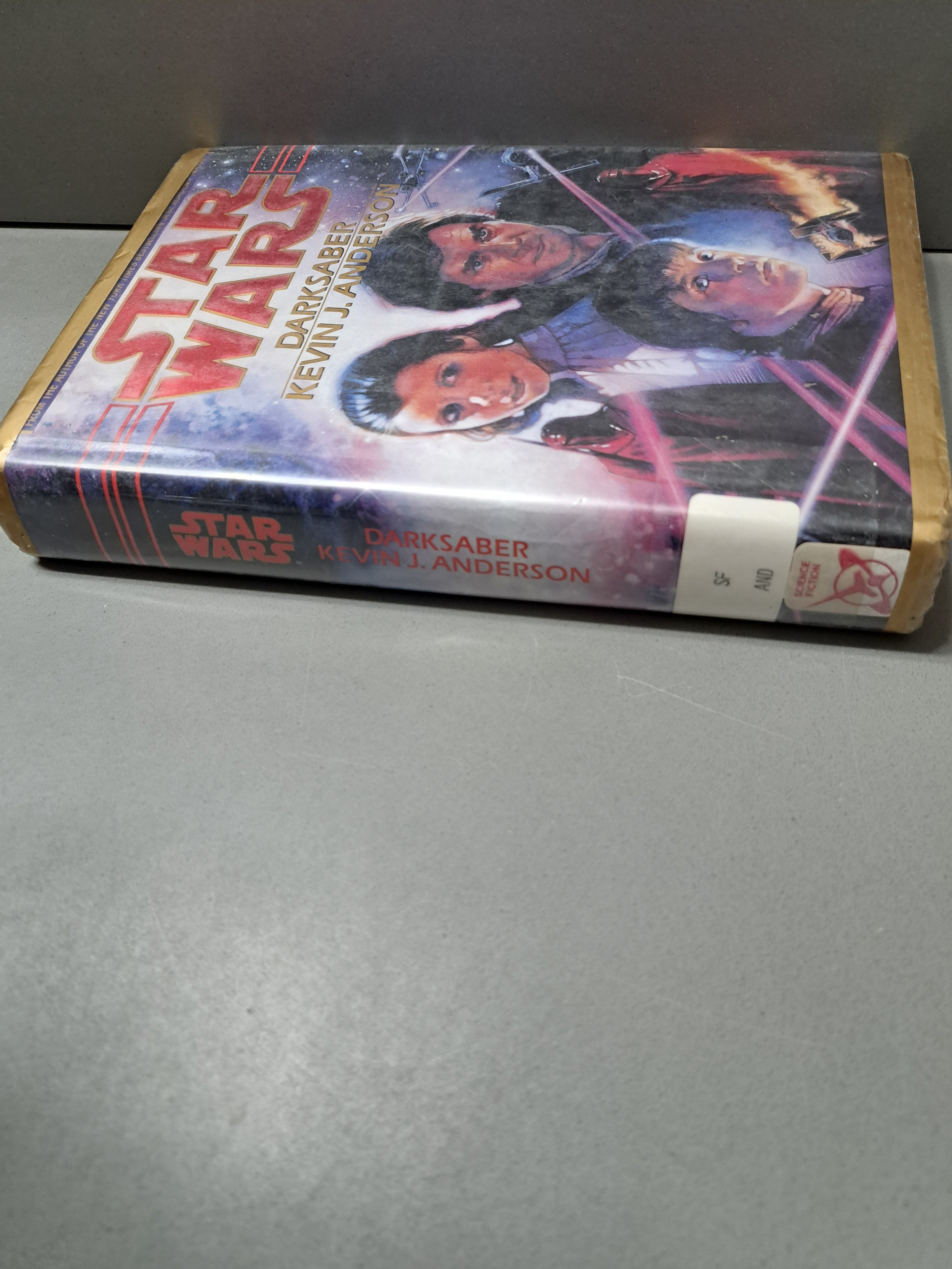 1995 First edition of Star Wars: Darksaber by Kevin J Anderson