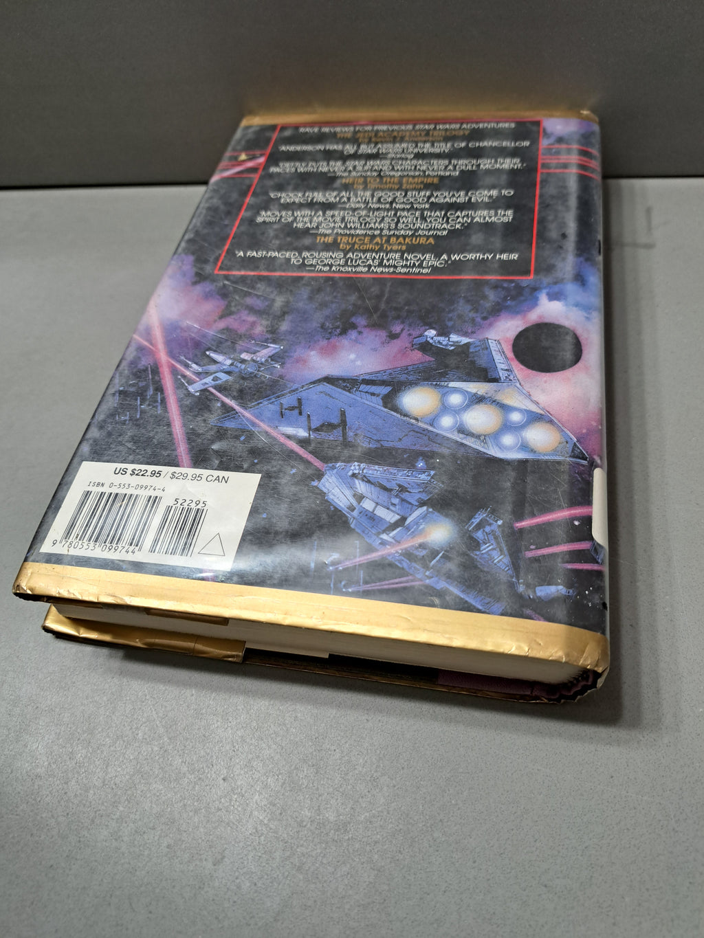 1995 First edition of Star Wars: Darksaber by Kevin J Anderson