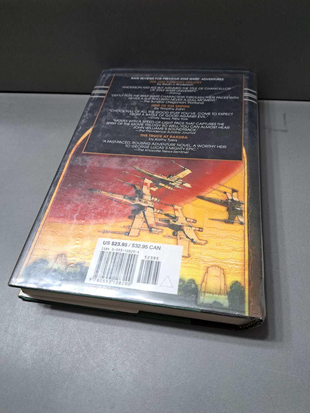 Vintage 1998 first edition of Star Wars: I, Jedi by Michael A Stackpole