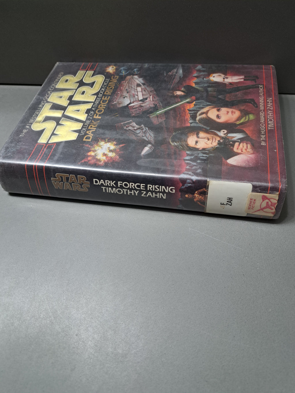 Vintage 1992 first edition of Star Wars: Dark Force Rising Vol 2 by Timothy Zahn