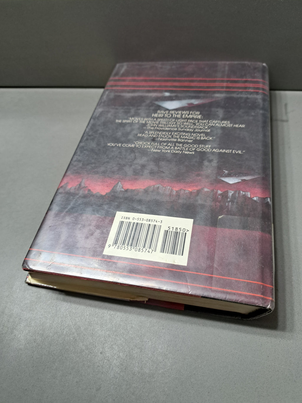 Vintage 1992 first edition of Star Wars: Dark Force Rising Vol 2 by Timothy Zahn