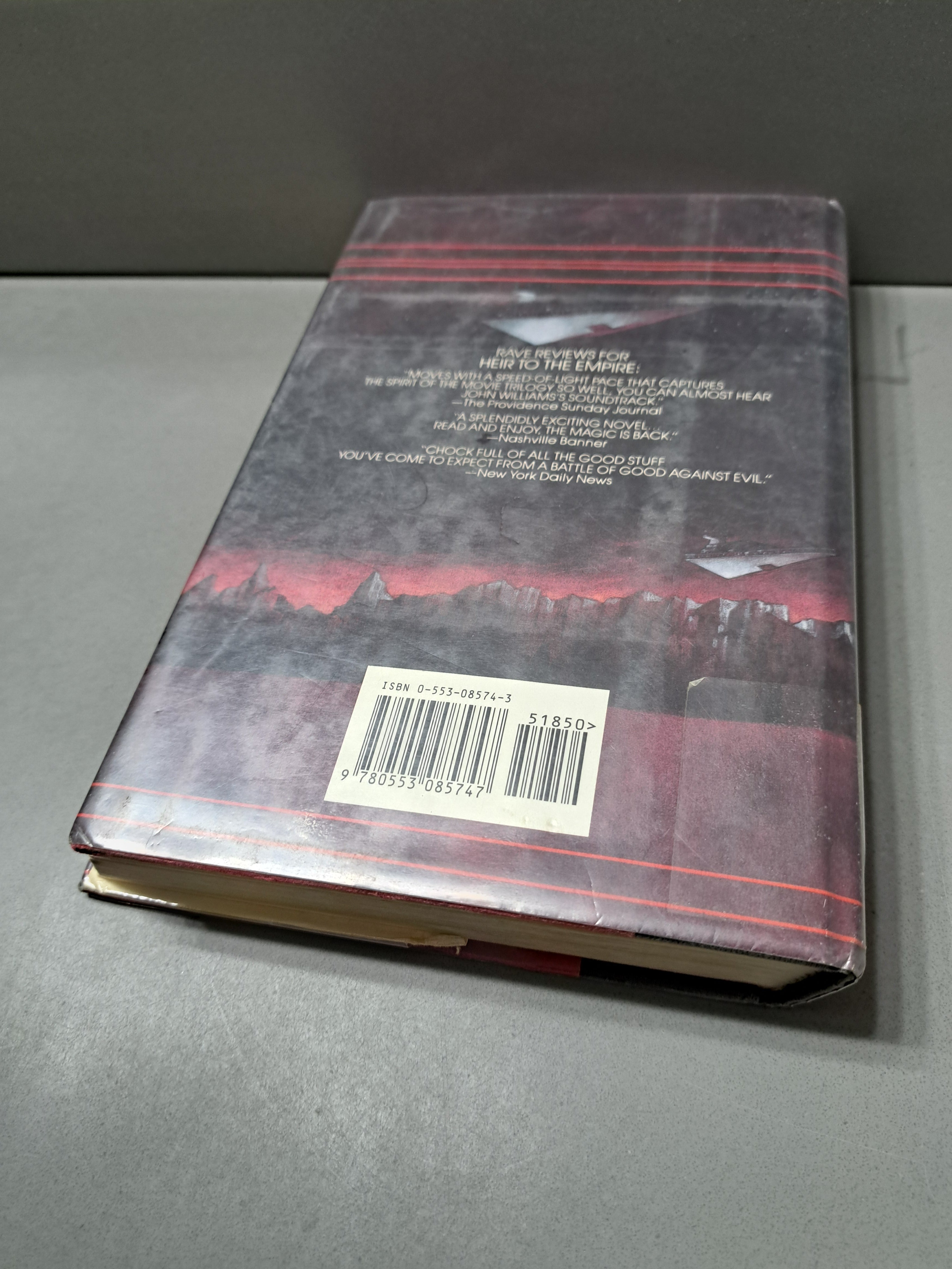 Vintage 1992 first edition of Star Wars: Dark Force Rising Vol 2 by Timothy Zahn