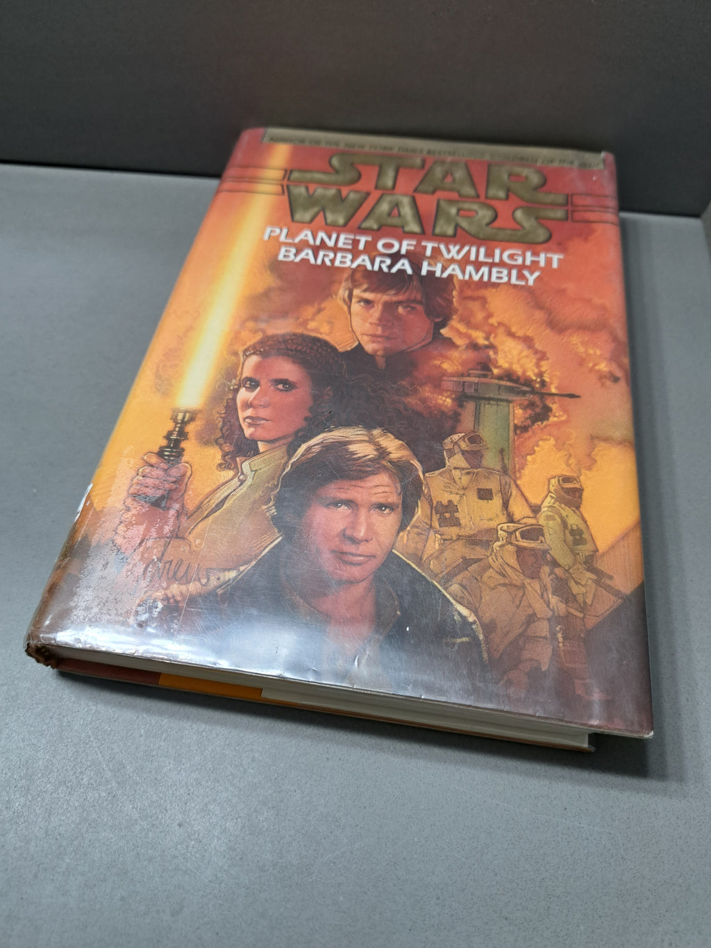 Vintage 1997 first edition of Star Wars: Planet of Twilight by Barbara Hambly