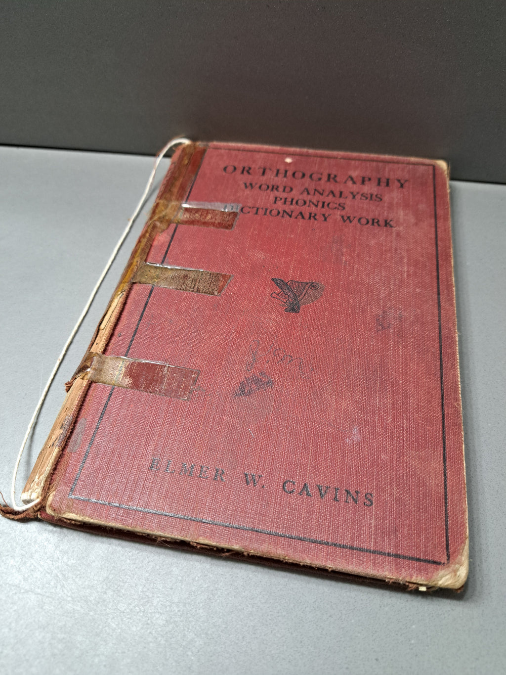 Vintage 1928 Orthography: Word Analysis Phonics-Spelling Dictionary Study by Elmer W Cavins