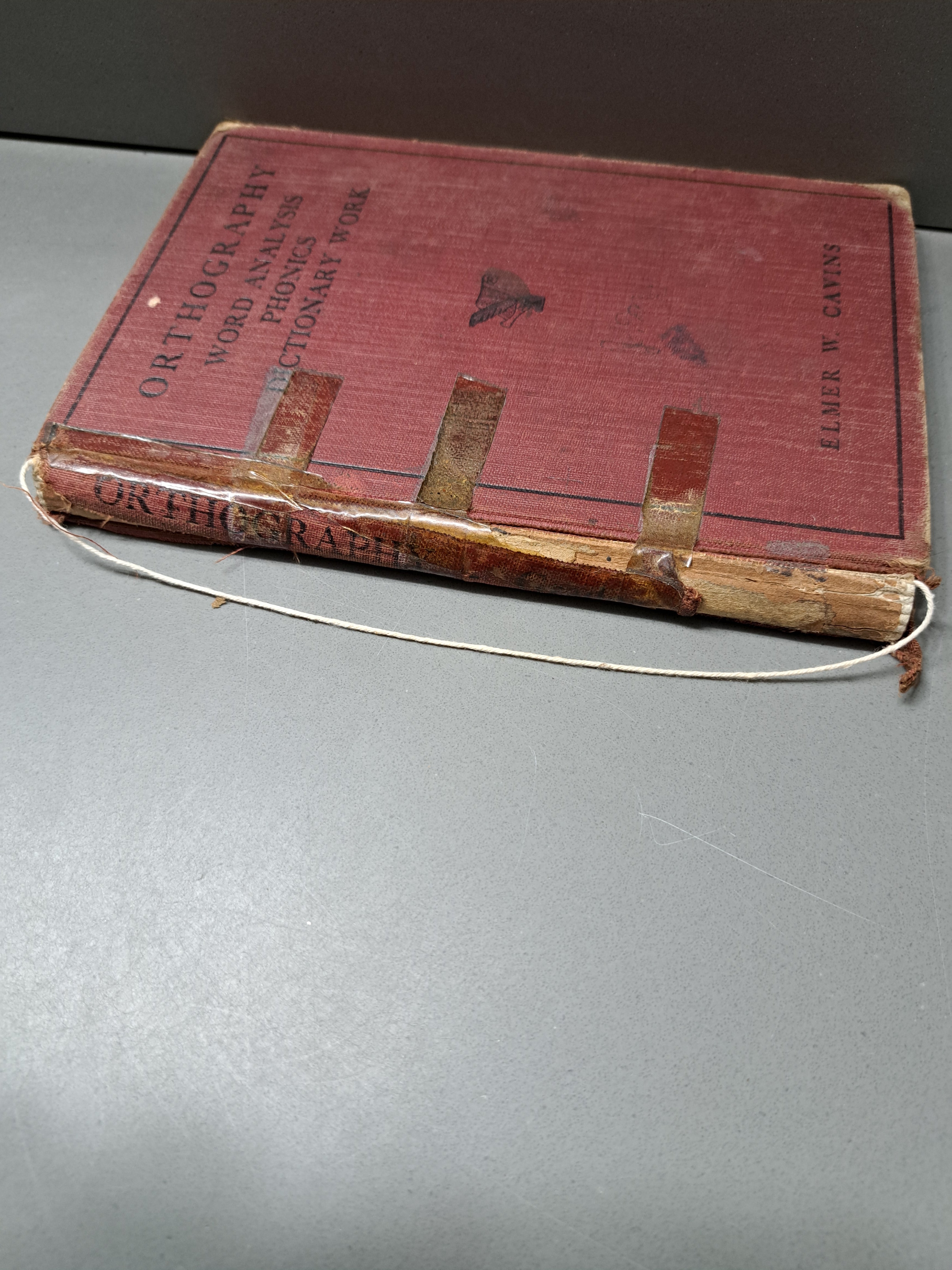 Vintage 1928 Orthography: Word Analysis Phonics-Spelling Dictionary Study by Elmer W Cavins
