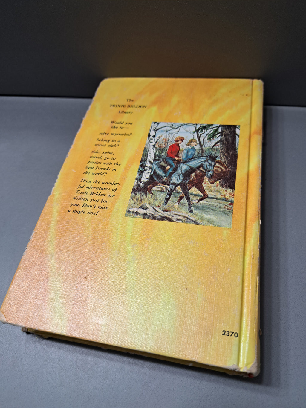 Vintage 1956 Trixie Belden and the Mystery Off Glen Road by Julie Campbell