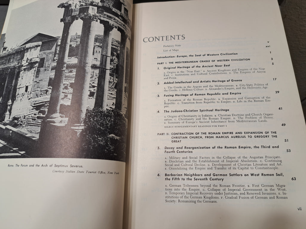 Vintage 1962 History of Western Civilization