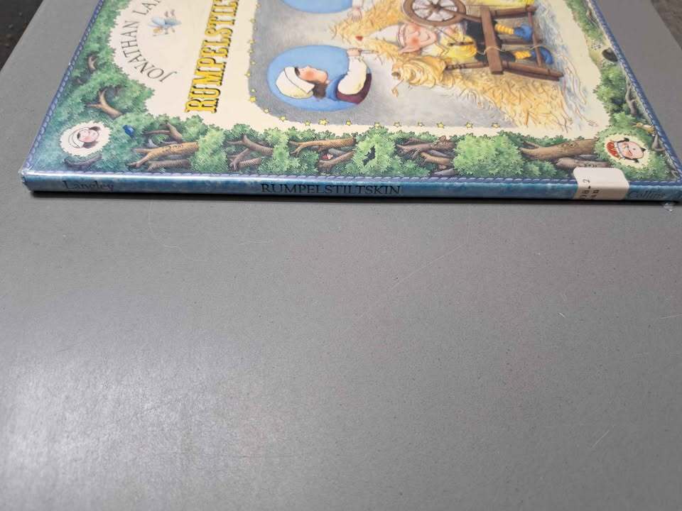 Vintage 1992 fairy tale Rumpelstiltskin by Jonathan Langley (hardcover)