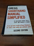 New - Gregg shorthand manual simplified. Second edition book.