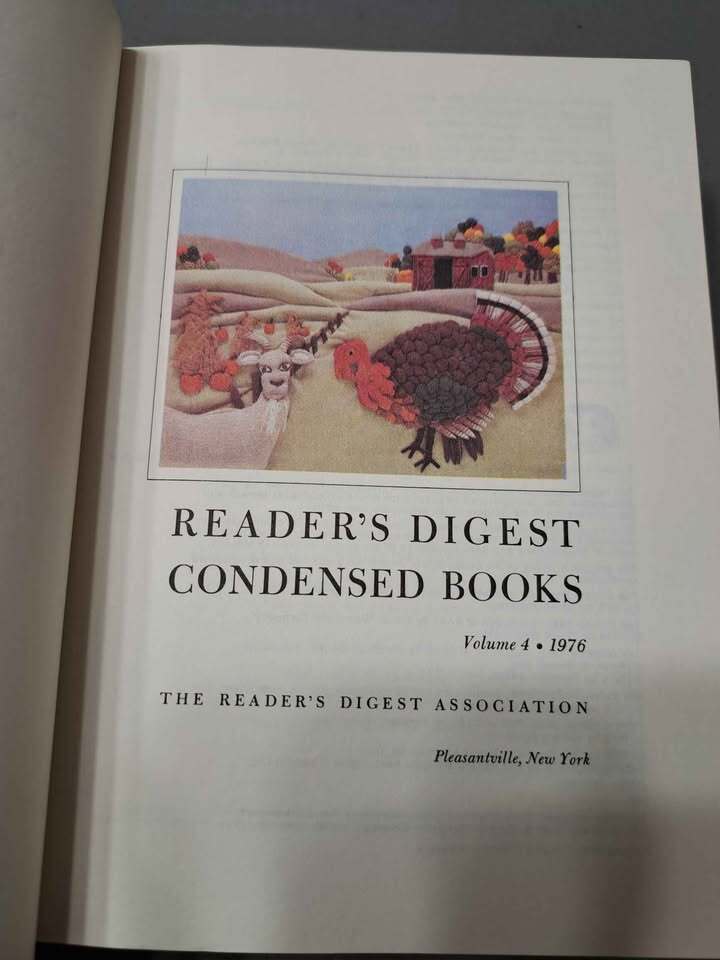 Vintage 1976 first edition Readers Digest Condensed Books Volume 4