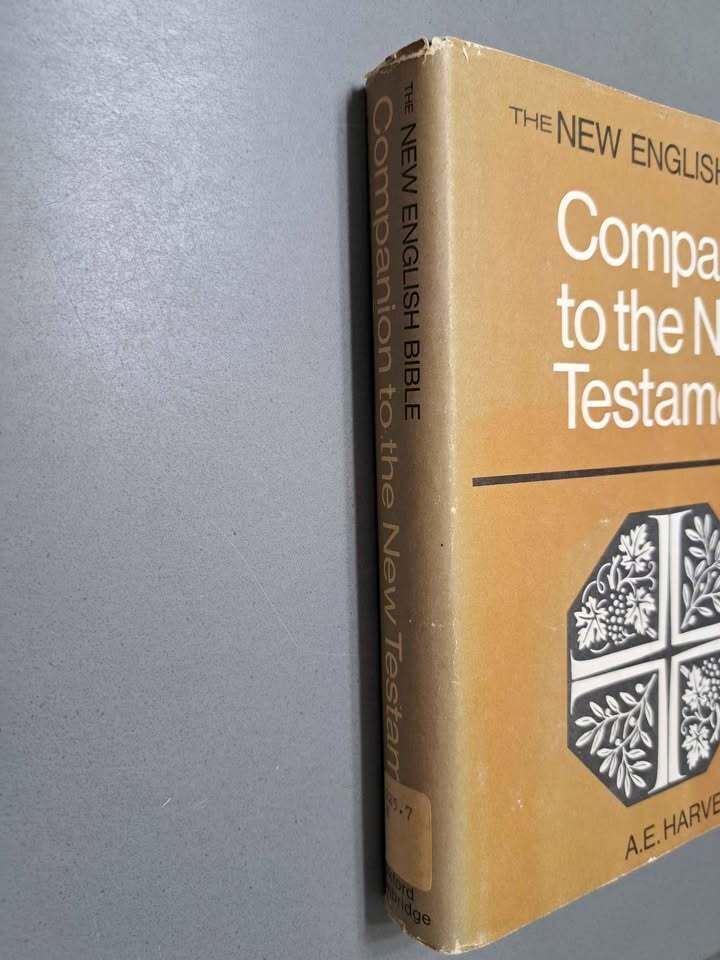Vintage 1970 first edition of The New English Bible, Companion to the New Testament by A.E. Harvey