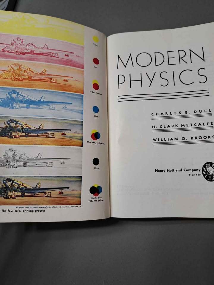 Vintage 1951 Modern Physics by Dull Metcalfe Brooks