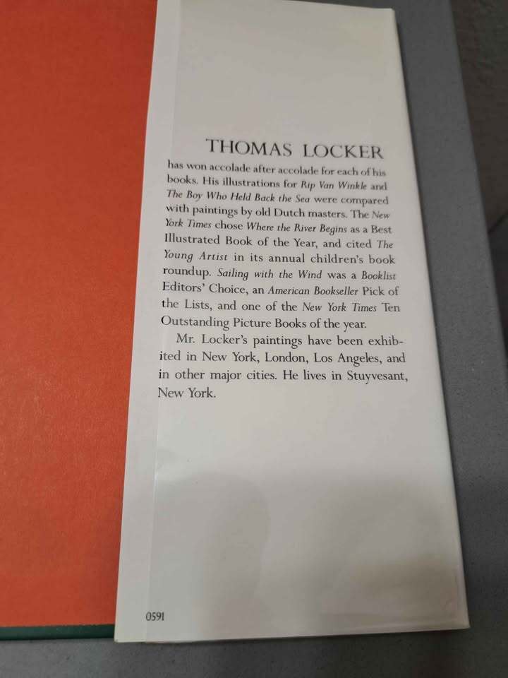 Vintage 1980s The Land of Gray Wolf by Thomas Locker (hardcover)
