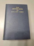 Vintage 1939 The Oxford Book of English Verse 1240-1918