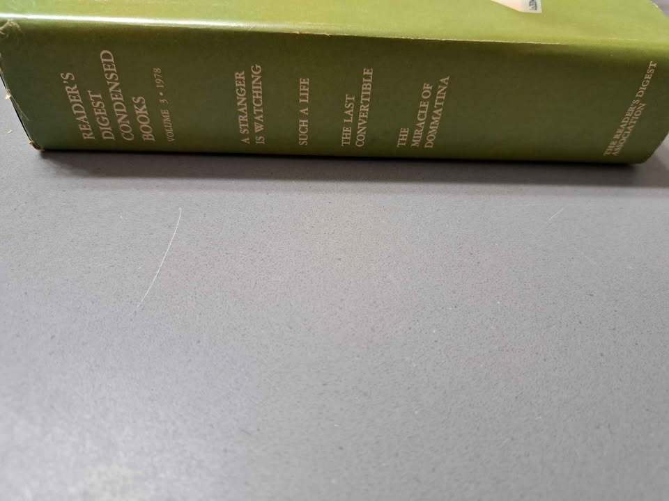 Vintage 1978 first edition Readers Digest Condensed Books Volume 3
